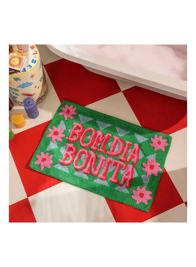 Zsa Zsa Zsu  Punjab Green Bathroom Mat 60x90 cm.  | Best Price UAE