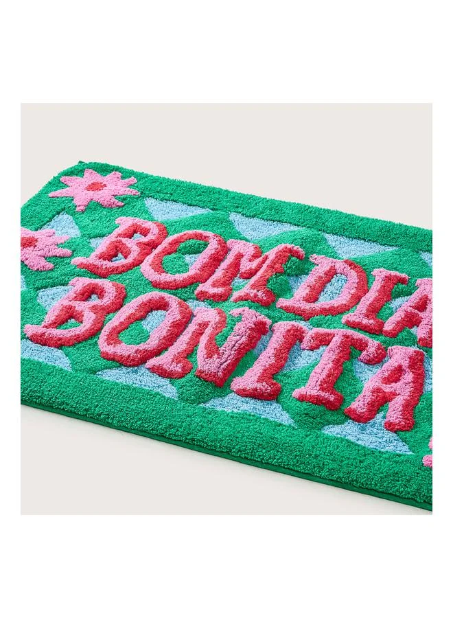 Zsa Zsa Zsu  Punjab Green Bathroom Mat 60x90 cm.  | Best Price UAE