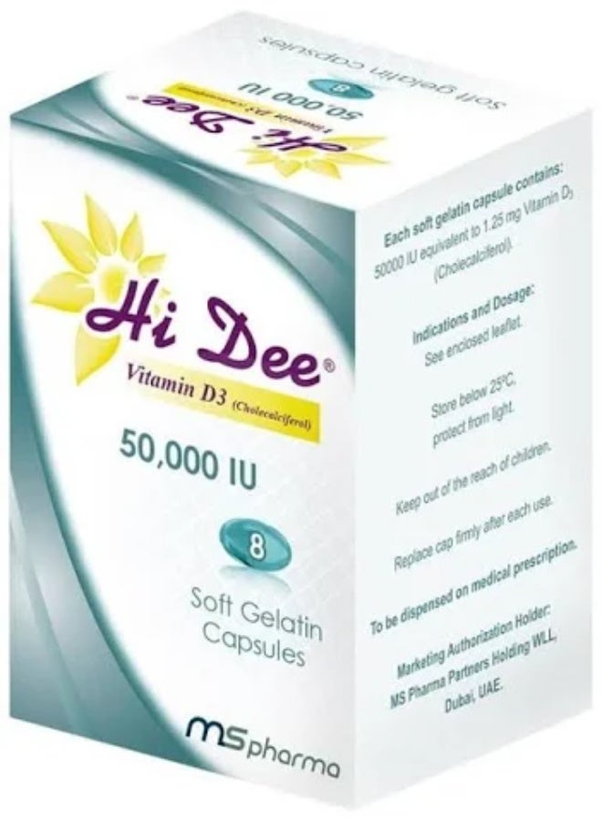 Hi Dee 50000 IU 8cap