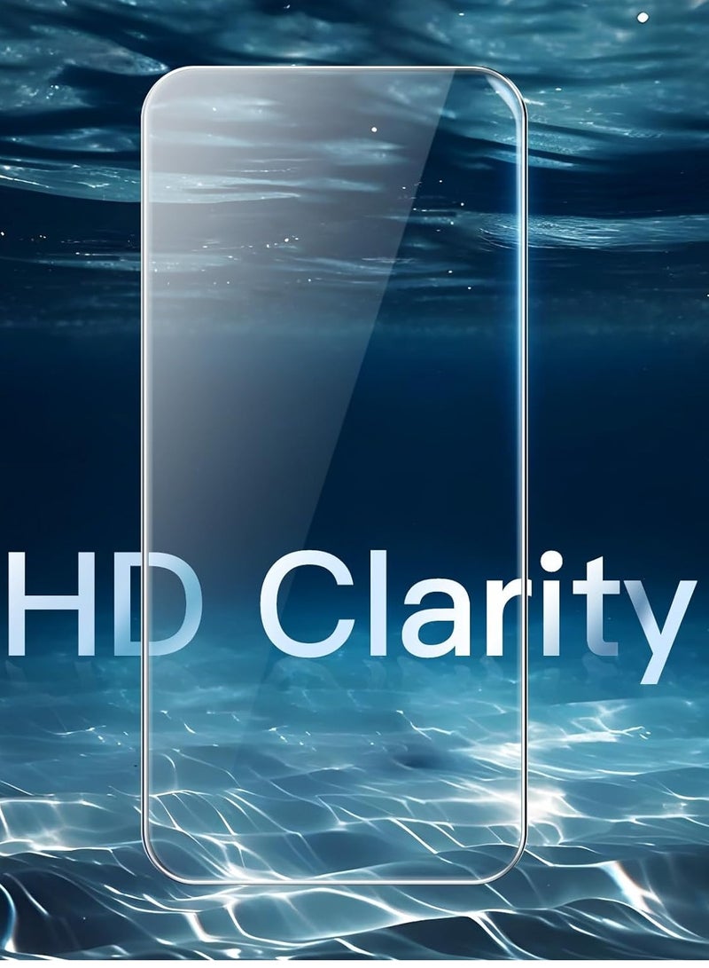 MOCOM [3pack] iPhone 16 Pro Max Screen Protector [6.9 Inch] – 9H+ Ultra Tough Tempered Glass, HD Clear, Anti-Scratch, Anti-Fingerprint, Bubble-Free, Case-Friendly, Easy Installation Frame, Unbreakable Protection for iPhone 16 Pro Max (2025) - Image 2