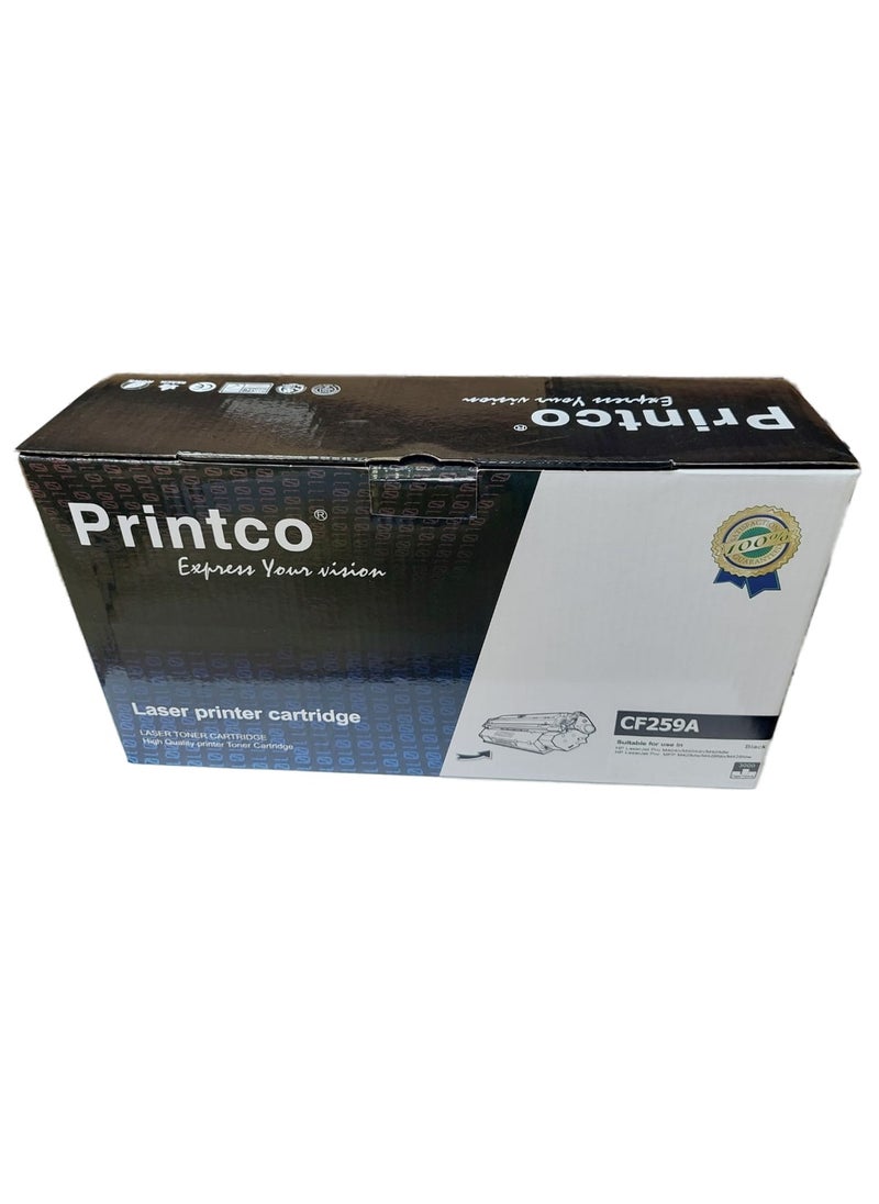 Printco - PRINTCO Replacement for HP CF259A 59A Toner for HP Laserjet Pro MFP M428dw, Laserjet Pro MFP M428fdn, Laserjet Pro MFP M428fdw, Laserjet Pro M404dn, Laserjet Pro M404dw [With Chip] - Image 1