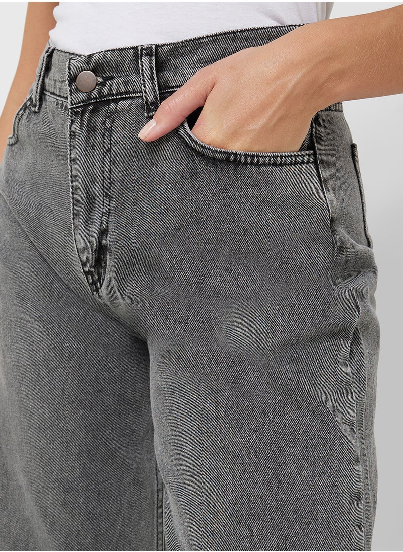 Ginger Mid Rise Straight Fit Jeans  - Image 4