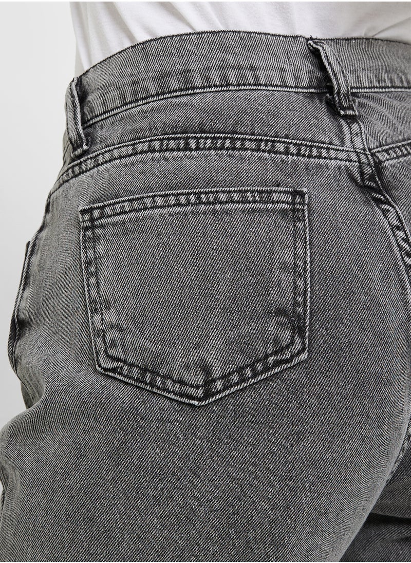 Ginger Mid Rise Straight Fit Jeans  - Image 5