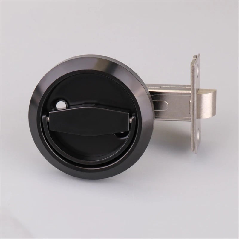 Invisible Door Concealed Lock Single Sided Double Sided Pull Ring 1 Piece - Image 2