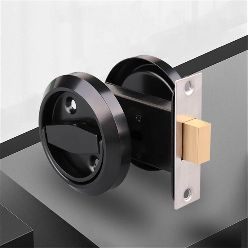 Invisible Door Concealed Lock Single Sided Double Sided Pull Ring 1 Piece - Image 4