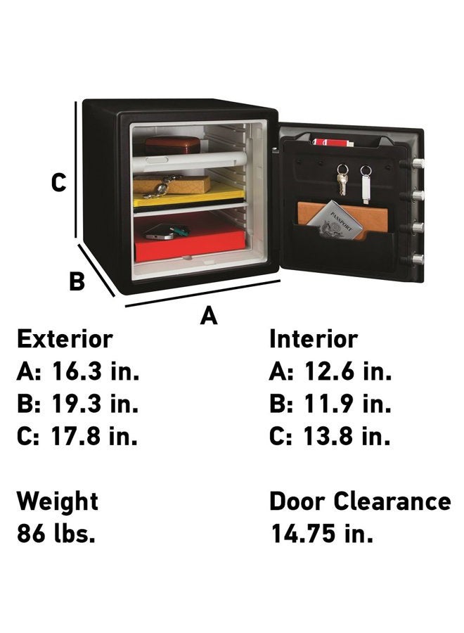 SentrySafe SFW123FUL Fireproof Safe and Waterproof Safe with Digital Keypad 1.23 Cubic Feet - Image 5