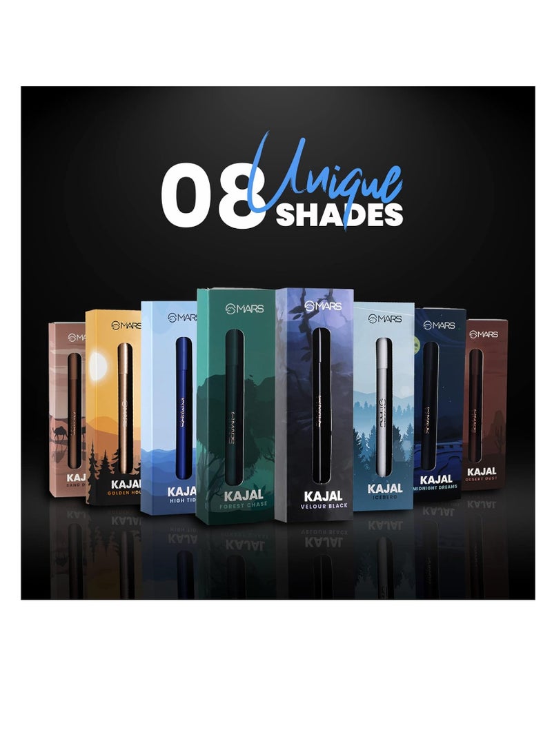 مارس قلم رصاص MARS لن يتلطخ ولن يتزحزح، قلم كاجال ناعم ومطفأ اللمعة، يدوم طويلاً ومقاوم للماء 1.4G 07 غبار الصحراء، بني متنوع - Image 4