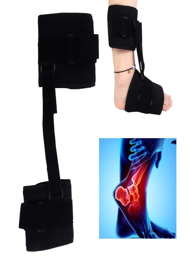 Brrnoo Plantar Fasciitis Brace, Night Splint Drop Foot Brace, Adjustable Ankle Brace Foot Drop Plantar Fasciitis Night Splint for Right Or Left Foot,Foot Strap Support Ankle Sprain Restore - Image 4