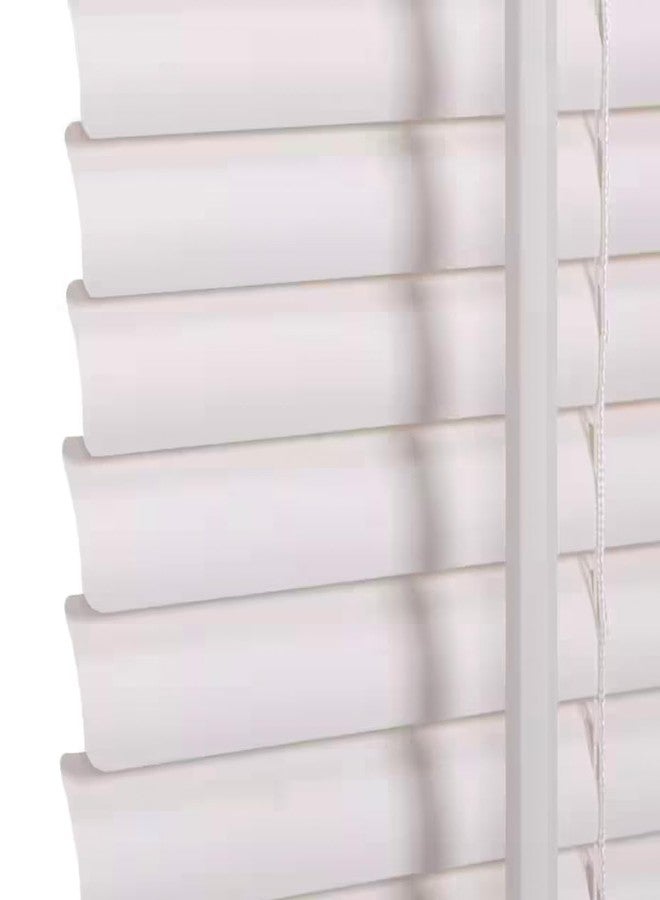 Ceybo Cordless Mini Blinds White Light Filtering 1" Slats Window Shades 34 x 64 Easy Install Indoor Privacy Washable Wand Control for Bedroom Kitchen Living Room - Image 3