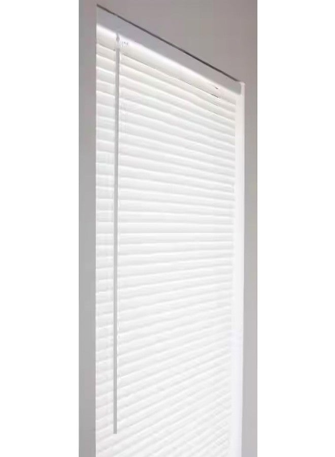 Ceybo Cordless Mini Blinds White Light Filtering 1" Slats Window Shades 34 x 64 Easy Install Indoor Privacy Washable Wand Control for Bedroom Kitchen Living Room - Image 4
