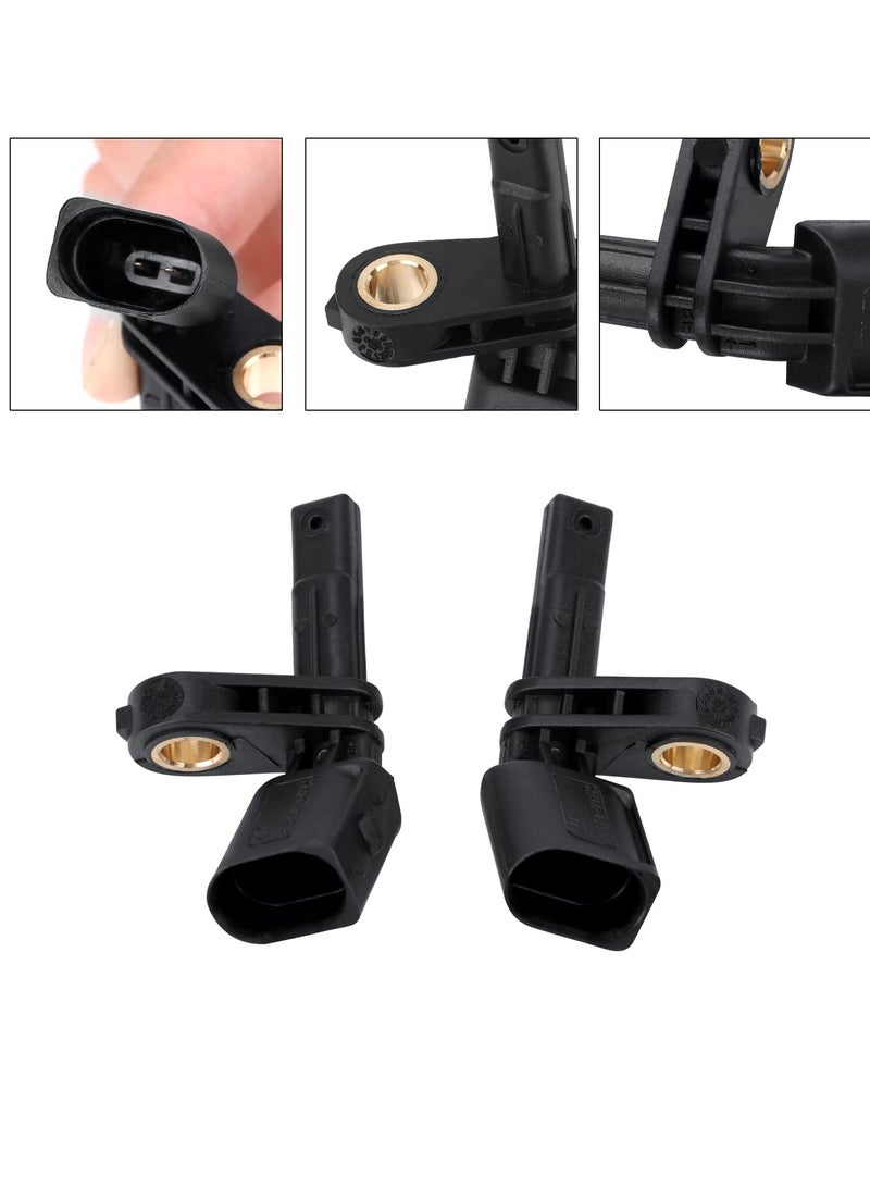 Excefore ABS Wheel Speed Sensor, Front Left and Right 2pcs/set, OE WHT003856 WHT003857 Compatible with Audi(A3 TT),Porsche(Carrera GT),SEAT(Leon),Volkswagen Wheel Speed Sensor - Image 2