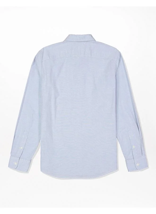 American Eagle AE Slim Fit Flex Oxford Button-Up Shirt