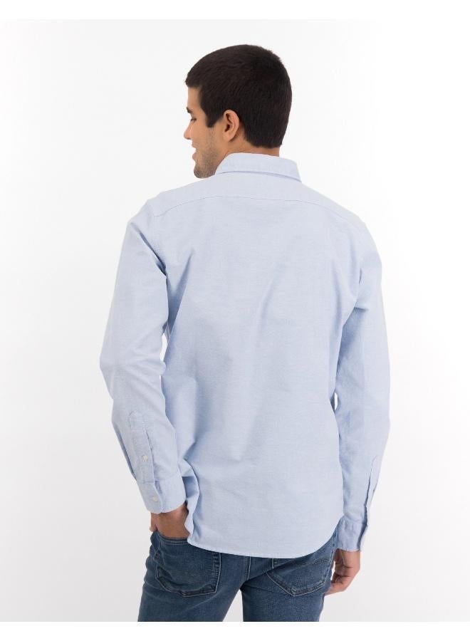 امريكان ايجل قميص أكسفورد بأزرار بقصة ضيقة ومرنة - Image 4