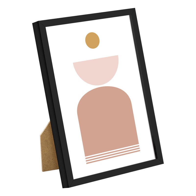 أبس سيمبلز مجموعة إطار صورة 5 × 7 من 3 مصنوعة من زجاج عالي الوضوح لمدة 5 × 7 إطارات سوداء الجدار وعرض الطاولة إطار صورة حدودية رقيقة للمنزل د؟ - Image 2