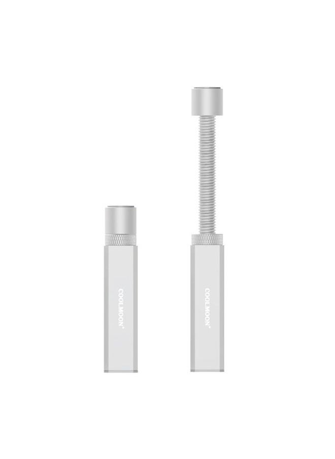 BURAQ COOLMOON Graphics Card Stand Desktop Computer Graphics Card Vertical Top Support Bracket Screw Telescopic Support Rods, Adjustable Height: 7.5-12cm (Silver)  - Image 1
