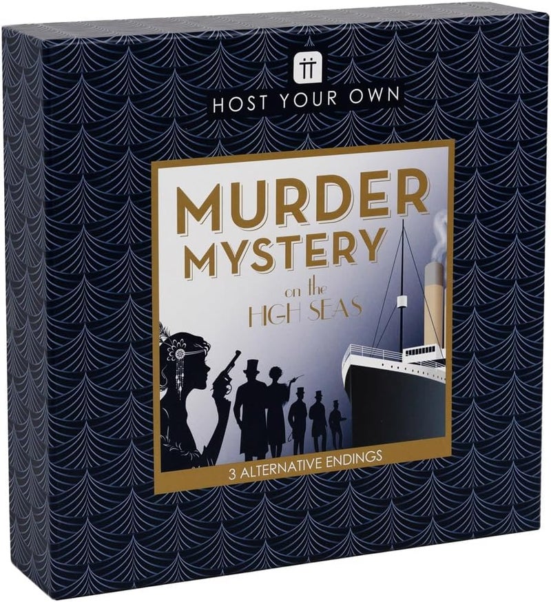 Talking Tables Reusable Murder Mystery Game Death on The Boat Interactive Family Dinner Party Games Night Halloween Christmas Solve The Crime Case Detective Clues Age 16 512 Players - Image 2