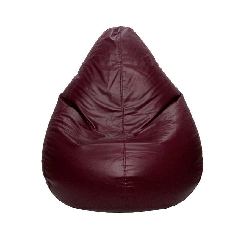 TRUE 2 F Teardrop Bean Bag Cover Without Beans Cover only Maroon L - Image 1