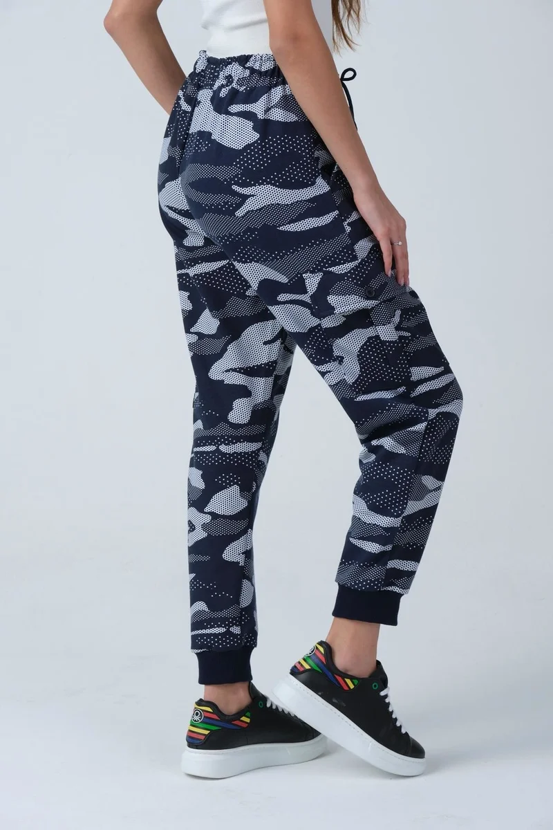 Alexander Gardi Camouflage Patterned Pocketed Sweatpants (E21-72102)