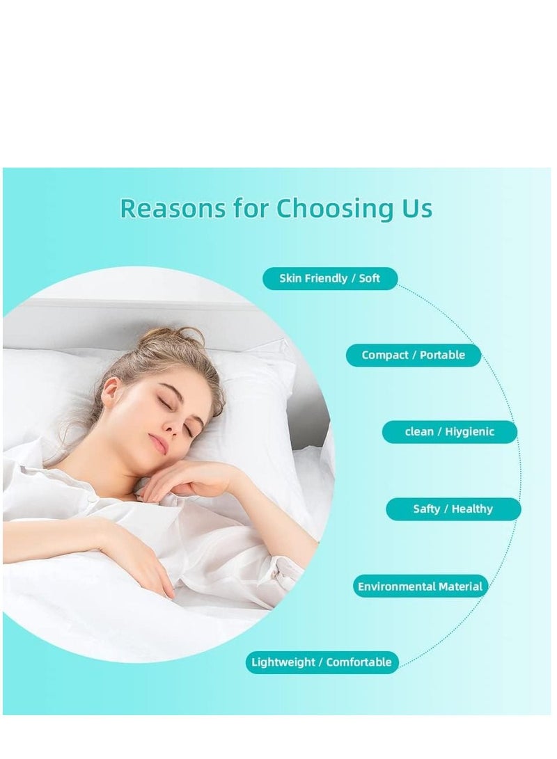 KASTWAVE Disposable Bed Sheets for Travel, Quilt Cover and Pillow Case Set, Portable Disposable Bedding Set for Hotel and Travel (Travel 3-Piece Double) - Image 5