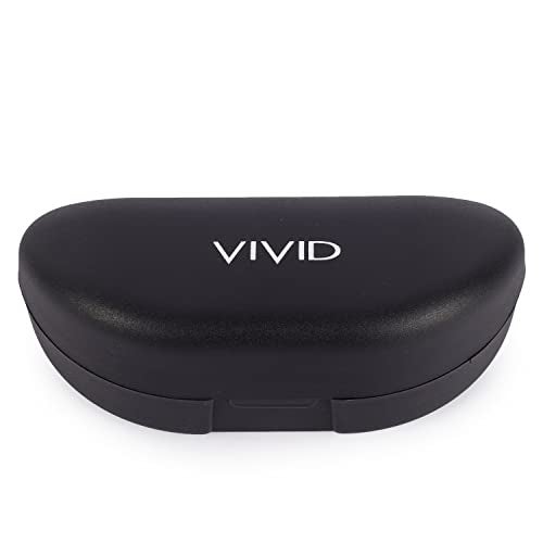 VIVID Vision Unisex Adult Lightweight Eyewear specs Case Cover | Protect Eye Glasses | Plastic | Sunglasses | Cases | Ap-227 | Black - Image 1