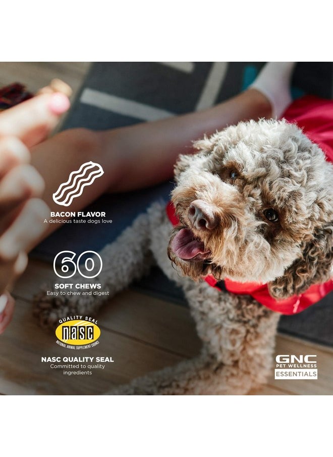 GNC - GNC for Pets Essentials Calming Soft Chew Dog Supplements, 60 Ct - 3 Pack | Chicken Flavor Dog Soft Chew Supplements for Calming and Relaxation | Adult Dog Calming Chews for Anxiety - Image 1
