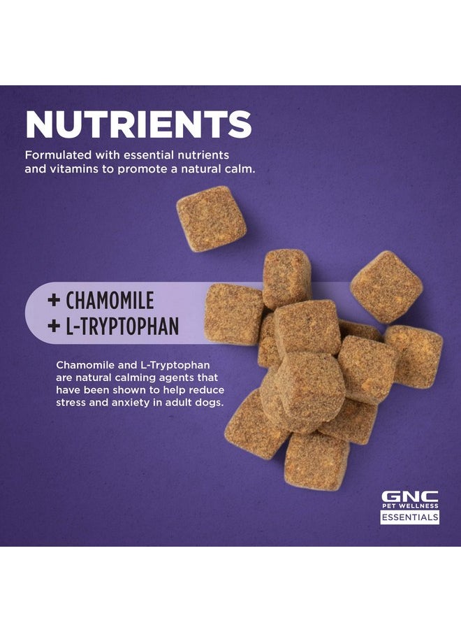 GNC - GNC for Pets Essentials Calming Soft Chew Dog Supplements, 60 Ct - 3 Pack | Chicken Flavor Dog Soft Chew Supplements for Calming and Relaxation | Adult Dog Calming Chews for Anxiety - Image 1