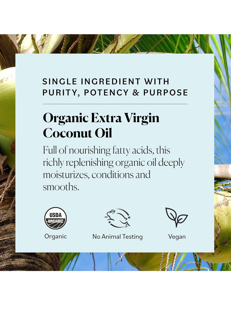 Sky Organics Sky Organics - Organic Extra Virgin Coconut Oil for Skin & Hair, 16.9 fl oz - Multipurpose Hair Oil & Body Moisturizer - Vitamins, Antioxidants & Fatty Acids - Vegan, Cruelty Free - w ebook - Image 5