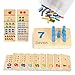 TOOKYLAND Peg Board Toddler Toys Counting Wooden Toys with 55 Pegs Wooden Math ManipulativesMontessori Math and Numbers for Kids Kindergarten Learning Activities - Image 2
