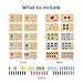 TOOKYLAND Peg Board Toddler Toys Counting Wooden Toys with 55 Pegs Wooden Math ManipulativesMontessori Math and Numbers for Kids Kindergarten Learning Activities - Image 4