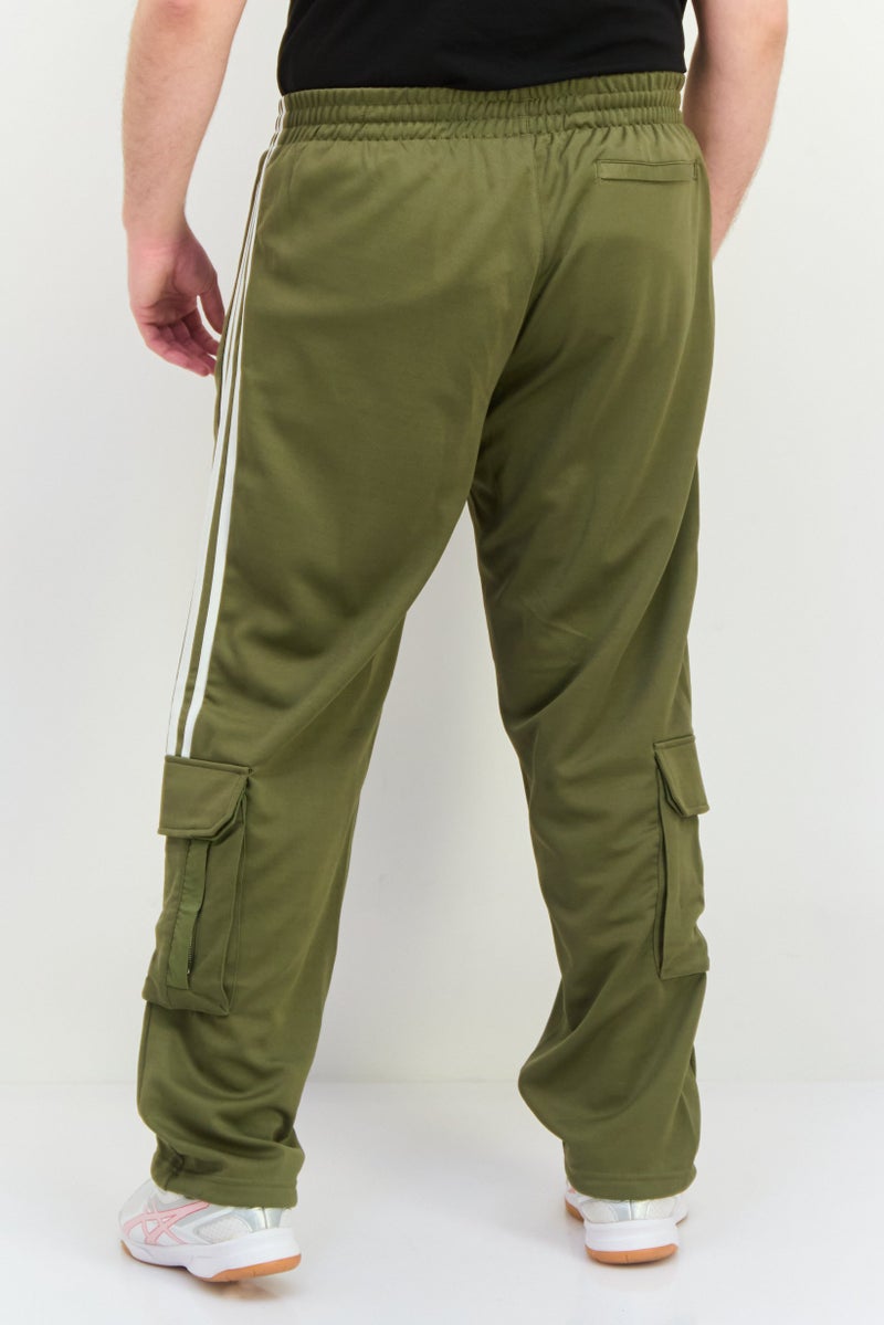 adidas Originals Adidas Originals x Parley Men Sportswear Fit Training Cargo Sweatpants, Olive/White  - Image 2