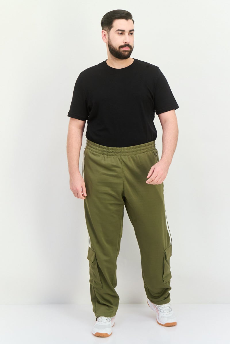 adidas Originals Adidas Originals x Parley Men Sportswear Fit Training Cargo Sweatpants, Olive/White  - Image 3