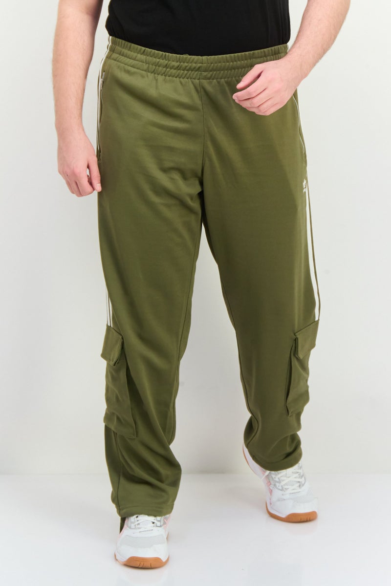 adidas Originals Adidas Originals x Parley Men Sportswear Fit Training Cargo Sweatpants, Olive/White  - Image 1