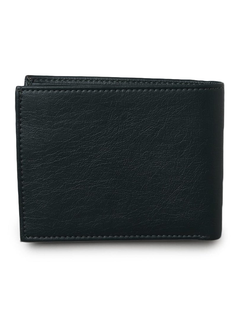 SAMTROH Container Design PU Leather Wallet for Men | 3 Card Slots | 2 Currency & Secret Comartment | 2 Id Card Slots & 1 Coin Pocket (Green) - Image 5