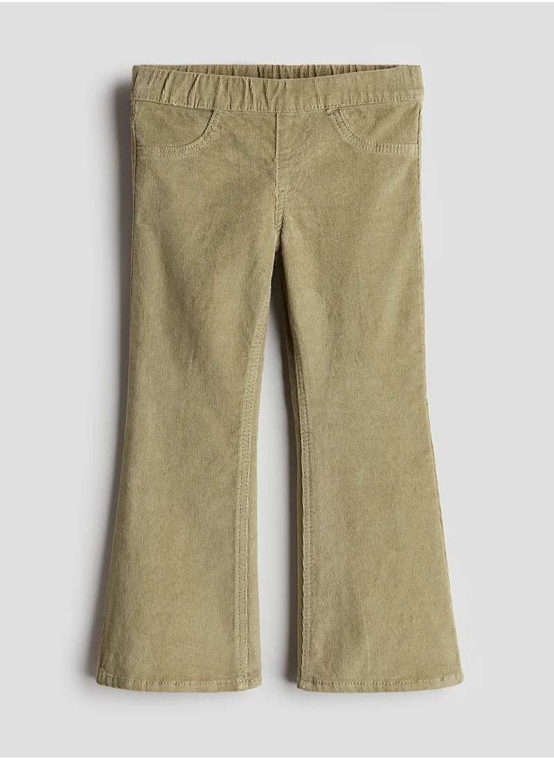 H&M Flared Corduroy Treggings