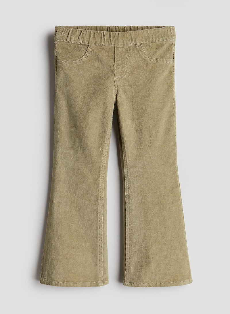 H&M Flared Corduroy Treggings - Image 1
