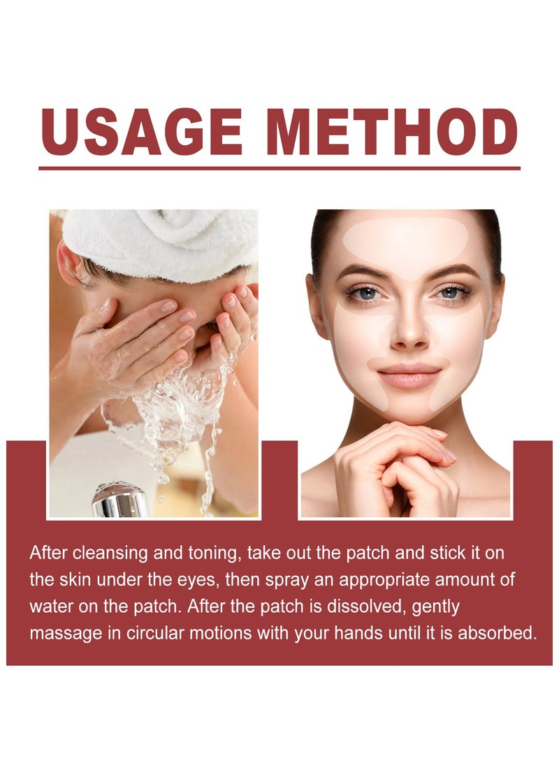 OUHOE 2 Boxes Collagen Mask,Collagen Facial Mask, Soluble Collagen Replenishing Mask, Collagen Moisturizing Mask, Prevent Fine Lines and Protect Skin, Anti-Aging Mask 3pcs*2  - Image 5