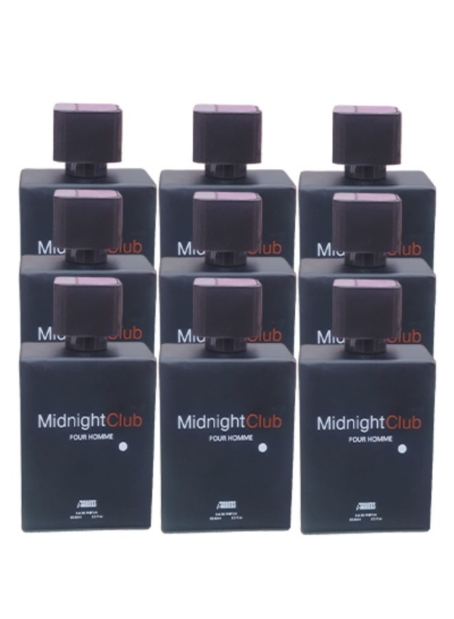 آي سينتس بريميوم 9 قطع عطر ميدنايت كلوب للرجال 100 مل - Image 1