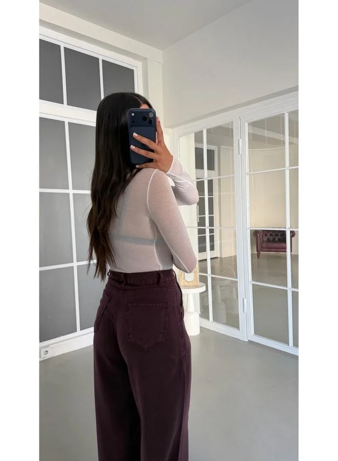 Gaus  Wine Washable Tencel Denim Pants GAUS-01786. for Women | Best Price UAE