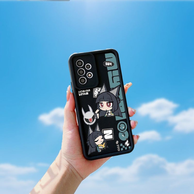 Vintage Design Shockproof Soft Phone Case For Galaxy A55 5G White - Image 3