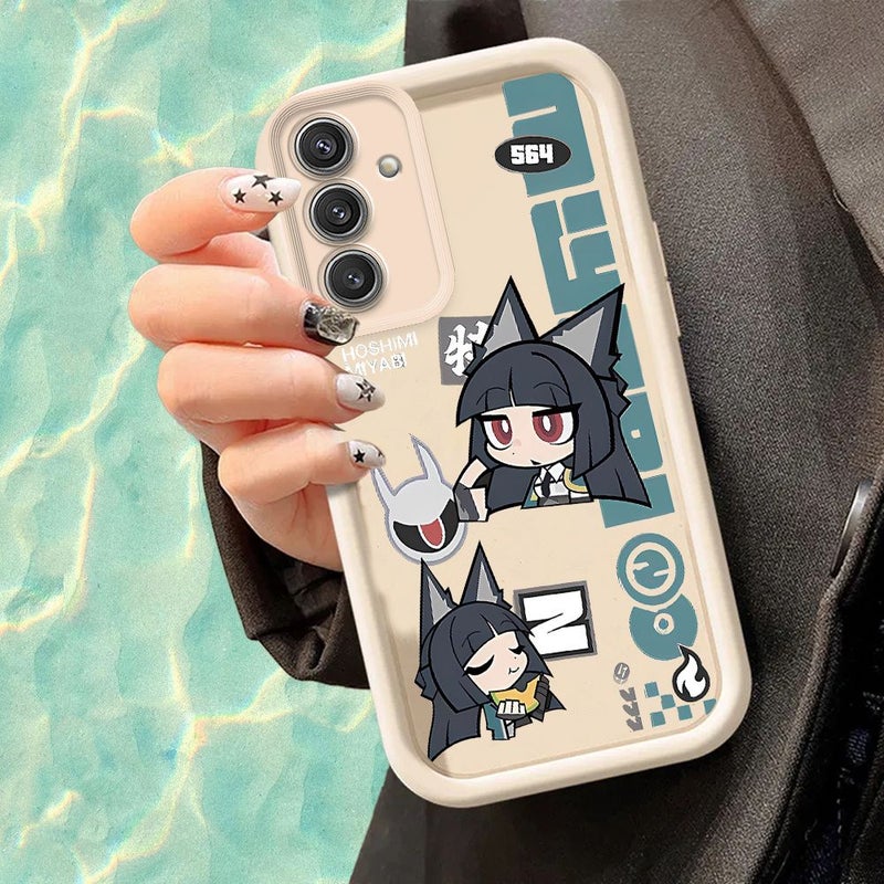 Vintage Design Shockproof Soft Phone Case For Galaxy A55 5G White - Image 4