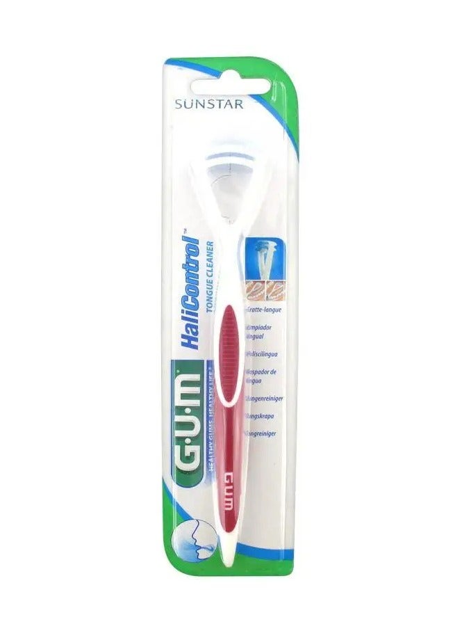 Gum Tongue Cleaner Halicontrol Dual Action Red