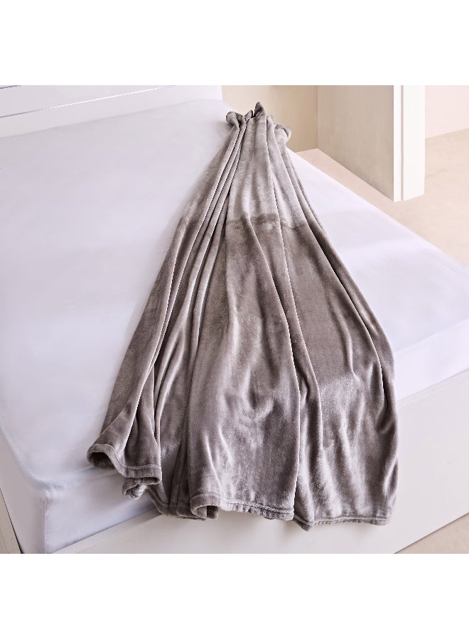 Home Box بطانية نوفا فانيلا ملكية صلبة 220 × 200 سم - Image 4