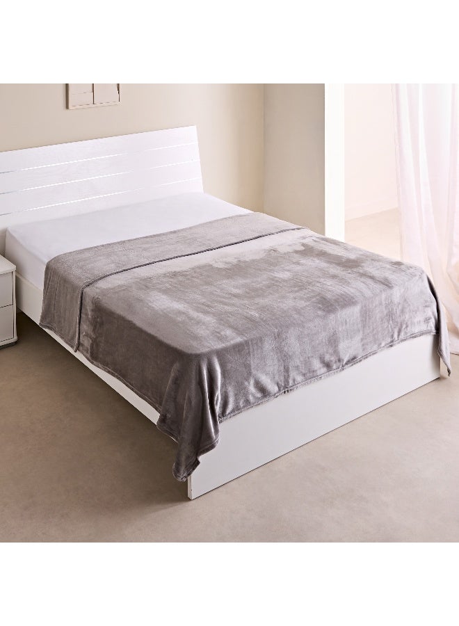 Home Box بطانية نوفا فانيلا ملكية صلبة 220 × 200 سم - Image 1