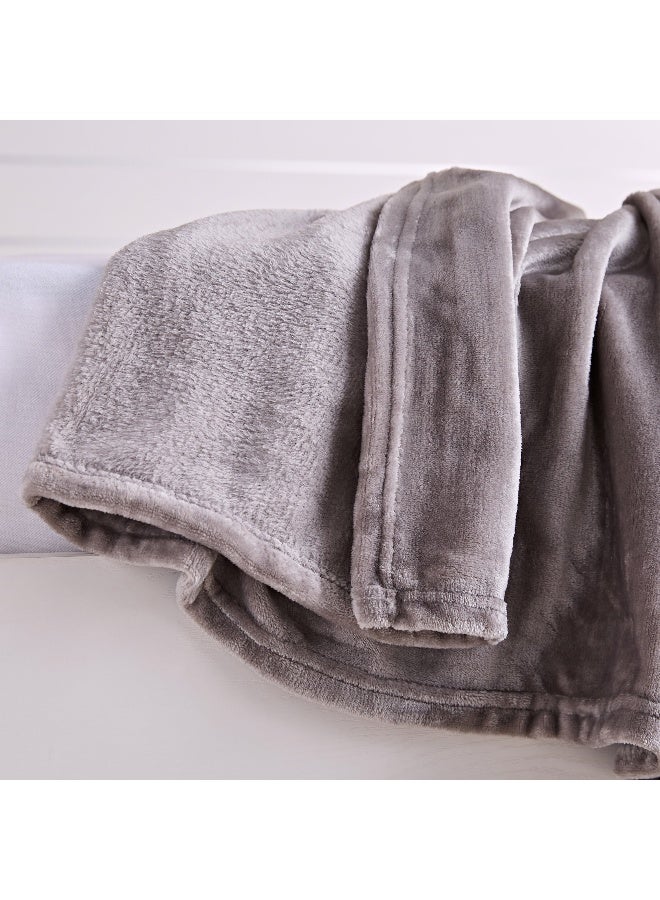 Home Box بطانية نوفا فانيلا ملكية صلبة 220 × 200 سم - Image 5