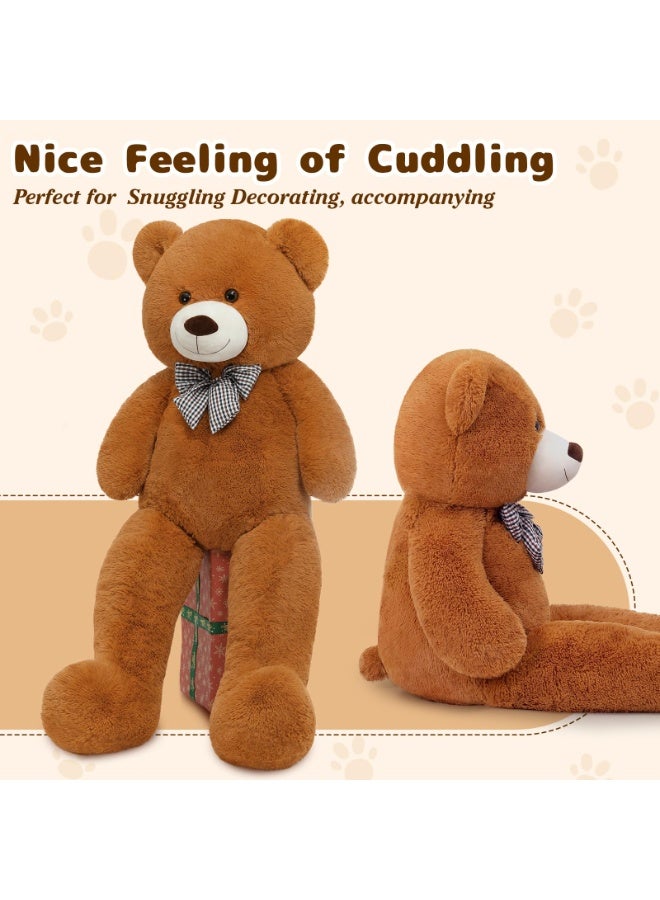 Teddy Bear Plush Giant Teddy Bears Stuffed Animals Teddy Bear Love 80cm  brown - Image 4