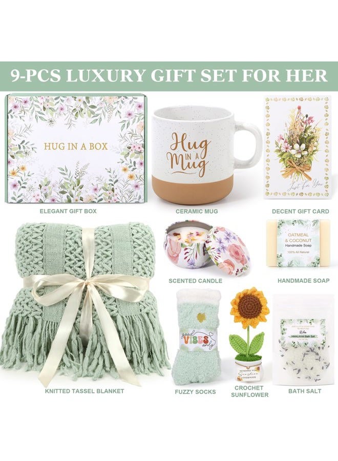 BaiCai Self Care Gifts for Women Get Well Soon Gifts, Birthday Gifts for Women Care Package, Sympathy Gift Baskets Spa Gifts Thinking of You Inspirational Christmas Gift for Mom Her Wife Friend Grandma - Image 2