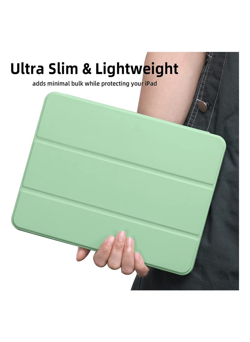 Generic iPad Air 5 Case 2022 iPad Air 4 Case 2020 iPad Air 5th/4th Generation Case 10.9 Inch Lightweight Slim Cover with Translucent Frosted Hard Back Support Touch ID (Mint Green)  - Image 4
