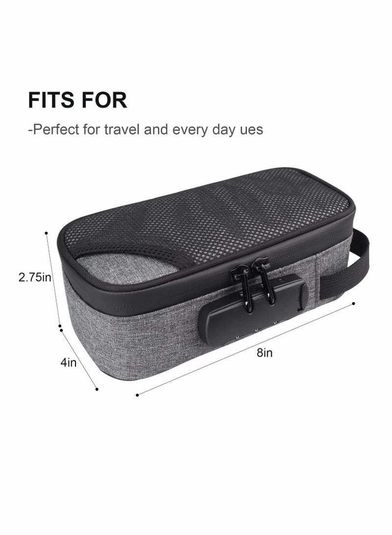 KASTWAVE Smell Proof Bag with Lock, Smell Proof Case, Smell Proof Storage Bag with Odor Absorbing Activated Charcoal Lining for Herbs - Image 4