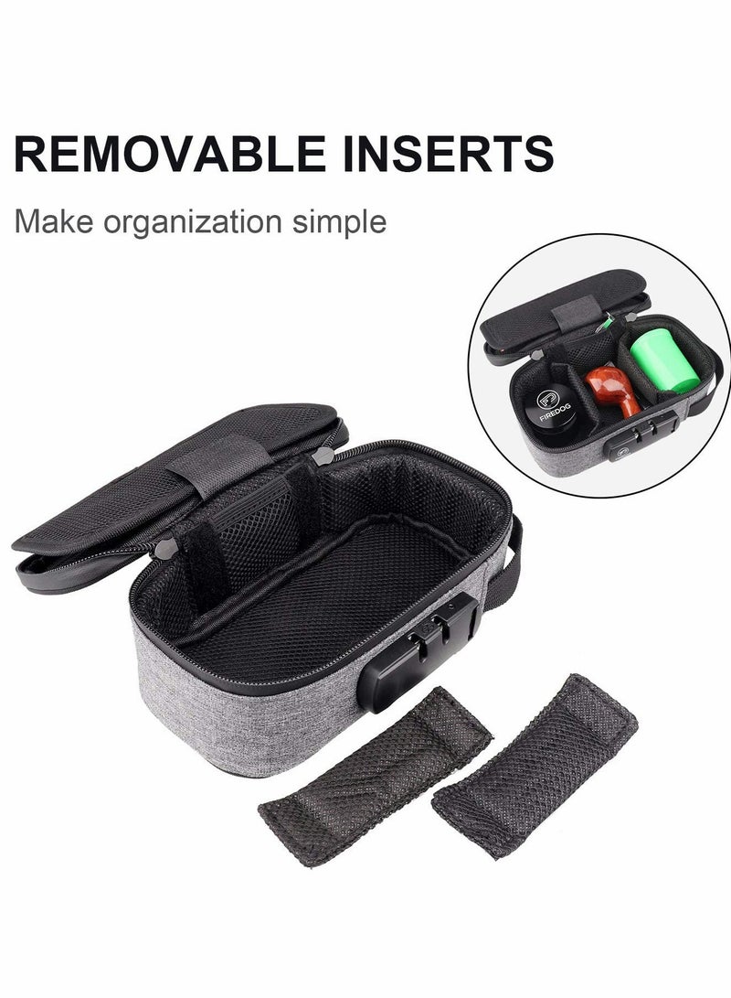 KASTWAVE Smell Proof Bag with Lock, Smell Proof Case, Smell Proof Storage Bag with Odor Absorbing Activated Charcoal Lining for Herbs - Image 3
