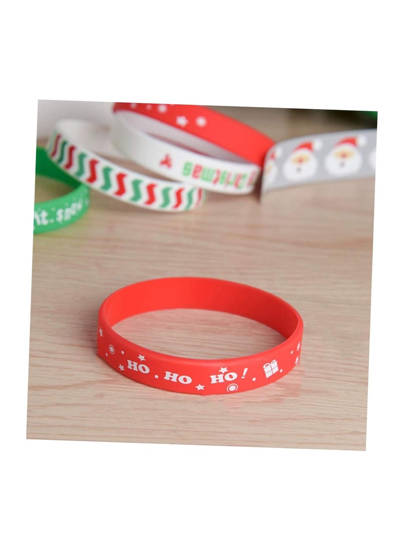 GGOOT 30 Pcs wristband bangles for kids silicone bracelets for kids christmas decor kids decor kid bracelets kids bangles kids wrist leash Silica gel decorations halloween child - Image 2